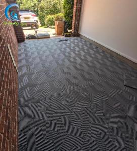 Wholesale Outdoor 0.5 Lbs Per Tile Rigid Plastic Garage Floor Tile Chemical Resistant from china suppliers