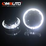 2.5 Inch 3 Inch Headlight Shroud C10 Black LED Light Angel Eyes Projector Cover