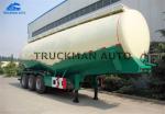 45m3 Cement Powder Tankers , Bulk Cement Trailer With 315/80r22.5 Tire