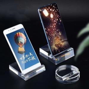 Wholesale Custom Clear Acrylic Phone Holder Plexiglas Menu Holder Card Holder Wholesale Multi-Purpose Display Solutions from china suppliers