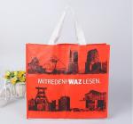 Custom promotional foldable non woven bag shopping bag with logo, Full auto