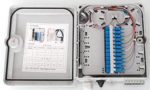 Wholesale Outdoor FTTH Fiber Optic Waterproof 12 Cores Ftth Termination Box ABS Material from china suppliers