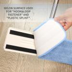 Professional microfiber wet mop heads Machine Washable Long Lasting Reusable