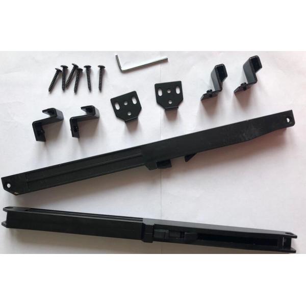 wooden interior sliding barn door hardware with 2m rail