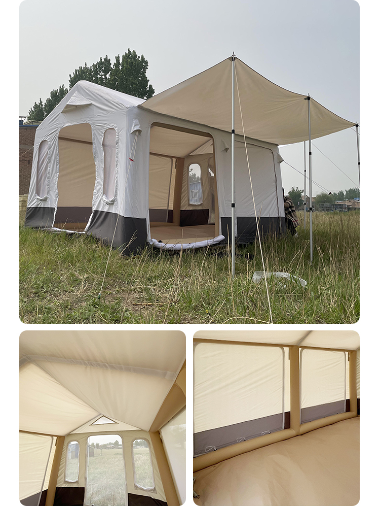factory wholesale price waterproof inflatable tunnel tent inflatable light party tent