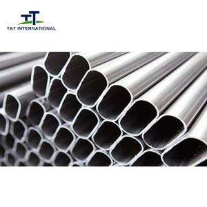 Wholesale Elliptical Flat Oval Steel Tube Decorative Cost Saving For Low Pressure Liquid Deliver from china suppliers