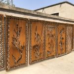 Landscape 2mm Decorative Metal Wall Panels CORTEN Laser Cut Sheet Metal