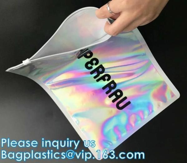 Anti-Odour Bag, Swimwear Packaging, Custom Shipping Bags, Holographic Slide Zip