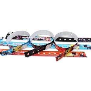 Wholesale Sports Events PVC Wristbands Vinyl Green Printable Water Resistant from china suppliers