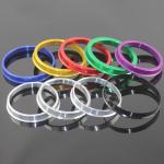 Anodize Red Aluminum Hub Centric Rings OD73.0 ID63.4 for Mazda Volvo