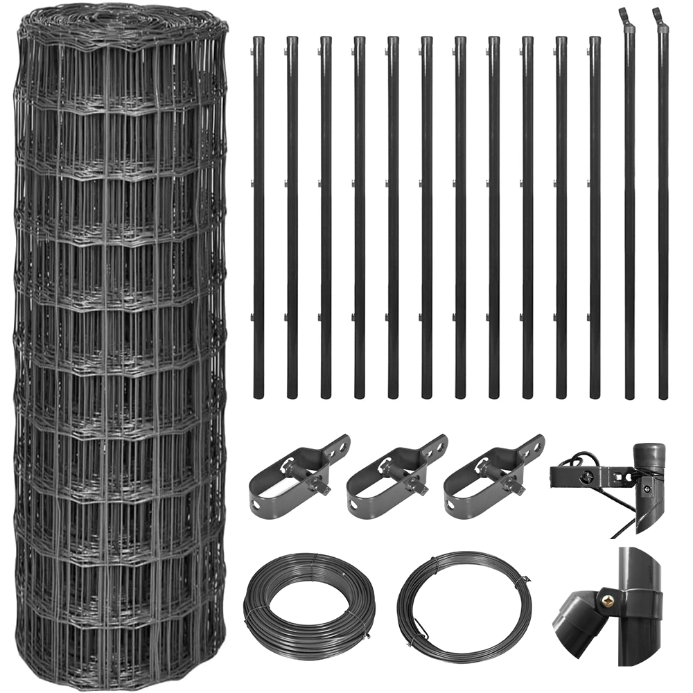 PVC Coated Galvanized Euro Fence Welded Wire Mesh For Poultry Animal Cage