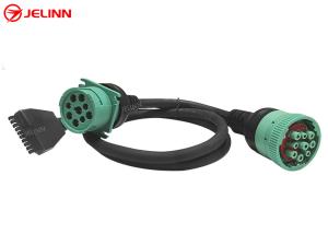 Wholesale PT30 ELD 9 Pin J1939 Splitter Y Cable for PT 30 Electronic Logging Device Heavy Duty Trucks in North America from china suppliers