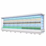 Commercial Open Display Upright Vertical Refrigerated Showcase For Vegetable