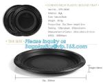 9inch Round White Dessert Bagasse Sugarcane Biodegradable Corn Starch Disposable