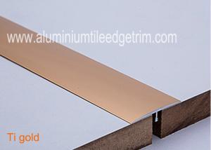 Wholesale T Shaped Aluminium Floor Trims , Metal Floor Edging Strip Gap Covering 40mm Width from china suppliers