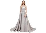 Ladies Off - Shoulder Vintage Evening Dresses Embroidered Lace For Wedding