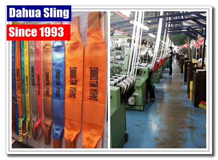Lightweight Flat Lifting Slings Webbing Sling Belt EN 1492-1 Standard