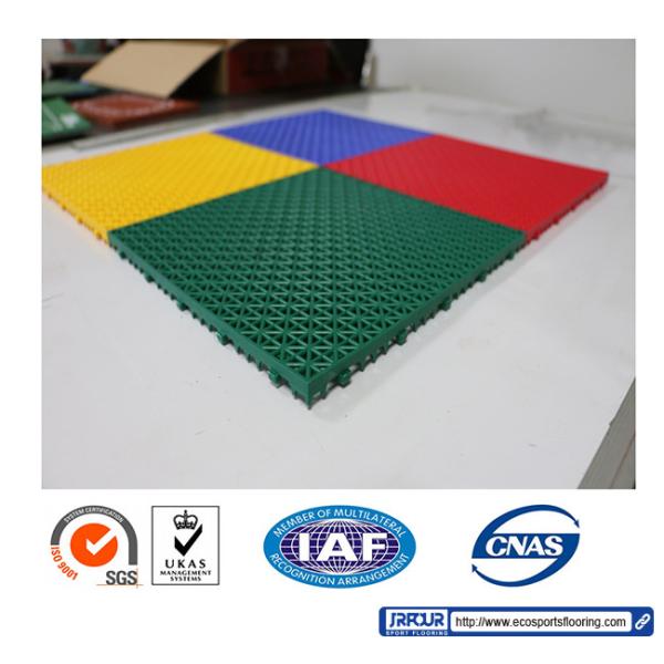 Anti Skidding Interlocking Sports Tiles For Volleyball Court Anti Fatigue