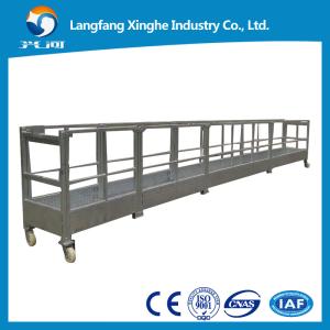 Wholesale zlp800 mast climbing suspended platform， zlp gondola chimney，electric cradle from china suppliers