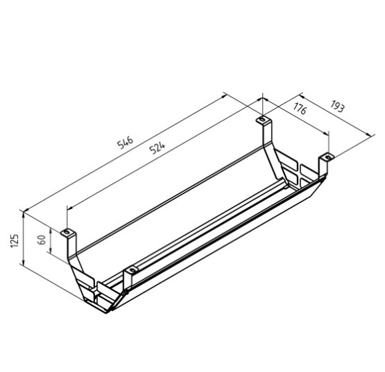 Magnetic Under Table Cable Holder Management Tray For Workspace OEM