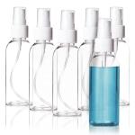 Transparant 5ml-500ml Fine Mist Plastic Water Spray Bottle OEM Service