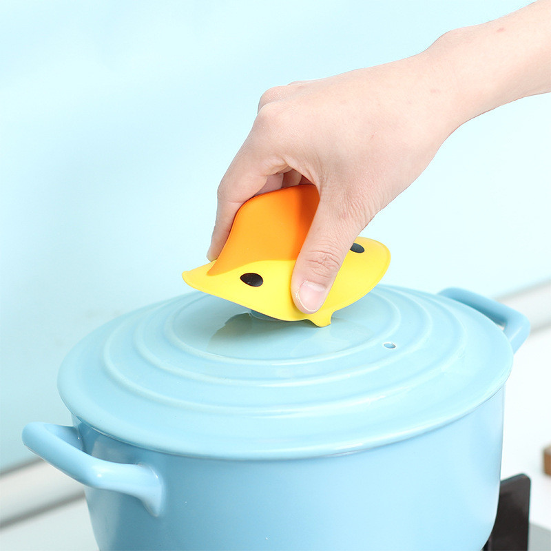 DUCK Silicone Cooking Pinch Grips Oven Mitts Potholder Silicone Cooking Cooking Utensil Kitchen Baking Gloves Gadget Set