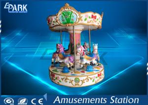 Wholesale 6 Seats Mini Horse Carousel Ride / Coin Operated Ride On Animals from china suppliers