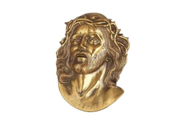 Jesus Portrait Personalized Grave Decorations , Grave Headstone Decorations