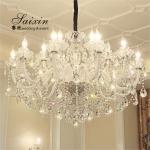 Luxury Crystal Chandelier Light Ceiling Wedding Event Decor Lighting Black