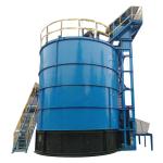 Composting Animal Manure Fermenter Pot 30T 4.3m Diameter