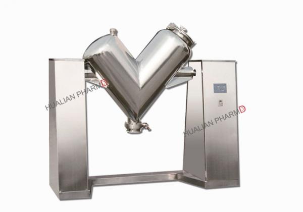 Quality Pharma V Shape Powder Mixer Stainless Steel Food Cosmetic Blending Support for sale