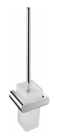 Toilet brush 85107-Square &Brass,Frosted glass&Chrome& Bathroom Accessory