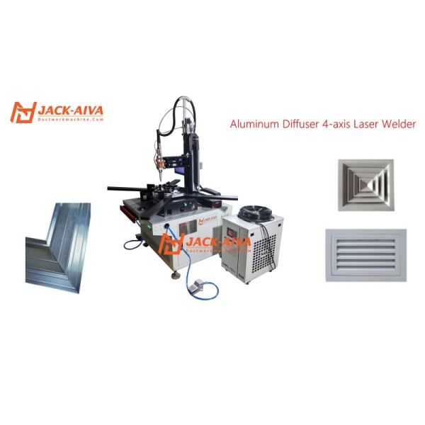 HVAC Aluminum Diffuser Frame Laser Welding Machine