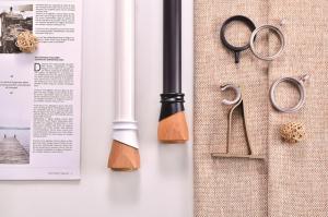 Wholesale perforated hook simple living room bedroom aluminum alloy rail pulley curtain rod from china suppliers