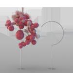 Round Backdrop Stand Grass Wall Birthday Party Decoration Wedding Balloon
