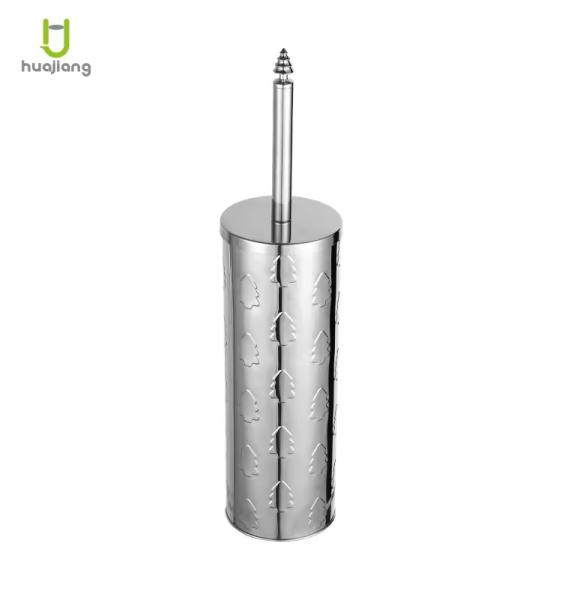 Modern Stainless Steel Toilet Brush And Holder Dia.9.5*38cm Mirror Finish