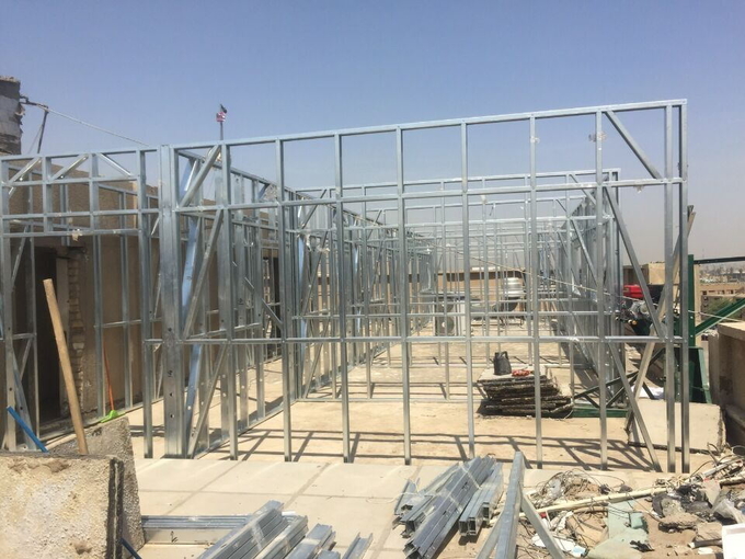 Drywall Stud And Track Roll Forming Machine 0.3-1.2mm 40-160mm Changeable Metal Ceiling Systems 1