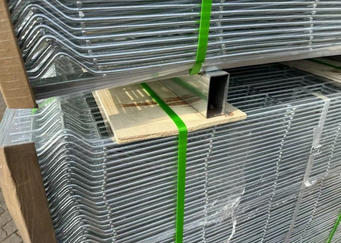 High Security Triangle Fence Panel Anti Cut Wire Mesh For Perimeter Protection
