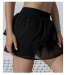 Custom Womens Golf Clothes Sling Sports Bra And Shorts Skirt Two - Piece High