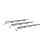 Annular Ring Shank Roofing Plastic Caps Stainless Steel For Outside Construction
