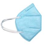 Blue White Disposable N95 Mask Prevent Flu Hypoallergenic Skin Friendly