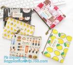 slider bag plastic zipper bag vinyl cosmetic bag, vinyl zipper pouch/Clear
