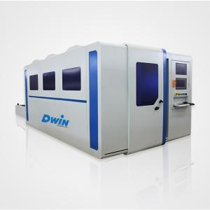Wholesale Stainless Steel Cnc Fiber Laser Cutting Machine With Cover Exchange Table 2000w from china suppliers