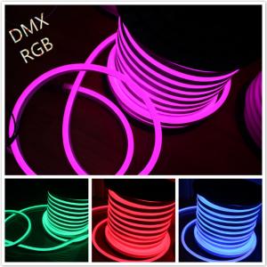 Wholesale Shenzhen led lighting 14*26mm full color changing RGB led neon tube DC 12V from china suppliers