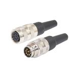 Amphenol C091 8pin Waterproof Power Male Cable Plug Connector