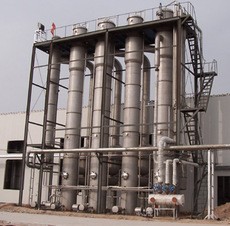 100L-1000L Falling Film Evaporator Triple Effect Milk Liquid Concentration