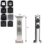 Outdoor Garden Stainless Steel In-ground Lawn Electrical Power Sockets Outlet