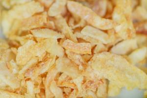Wholesale 40*40mm Crunchy Condiment Fried Onion Flakes For Steak from china suppliers