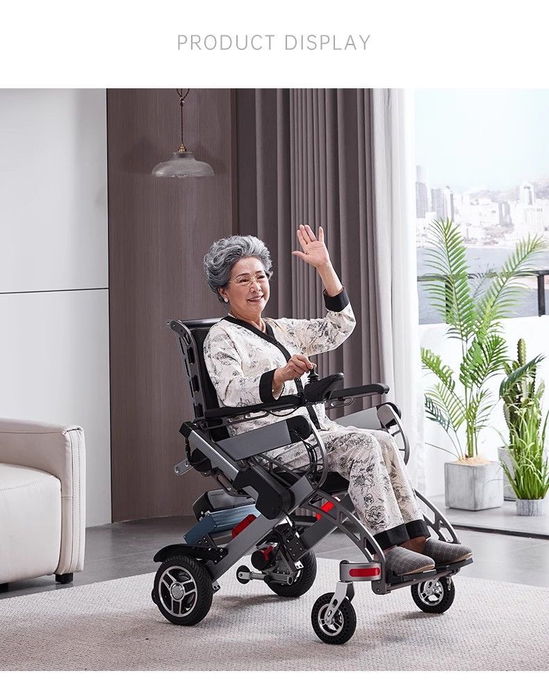 Hospital and Home Wheelchair Power Wheelchair for Mobility Assistance