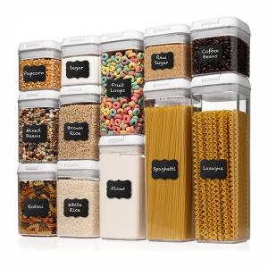 Wholesale Bpa Free 12 Pcs Set Kitchen Pantry Organization Plastic Food Storage Container from china suppliers
